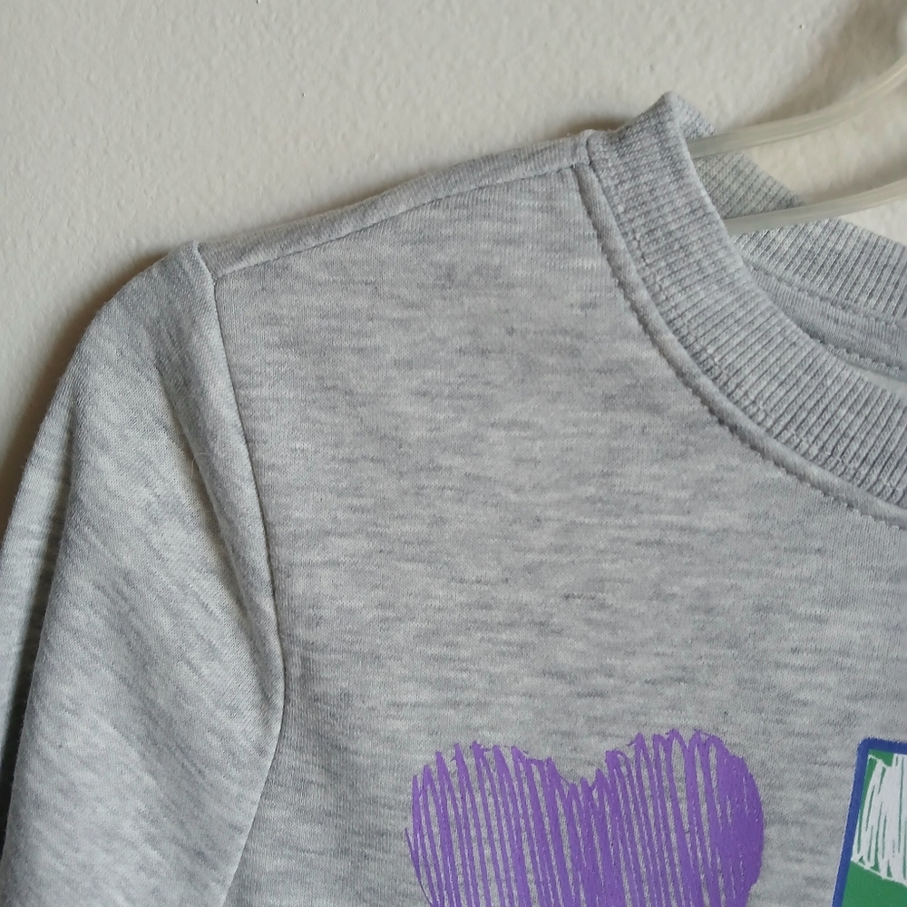 NWT Barbie Sweatshirt Gray Size Small - Picture 5 of 11